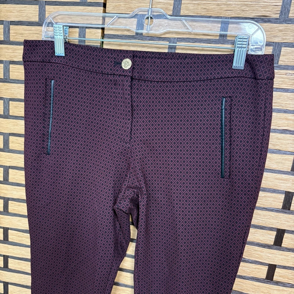 Ann Klein Burgundy Dress‎ Pants Size 4